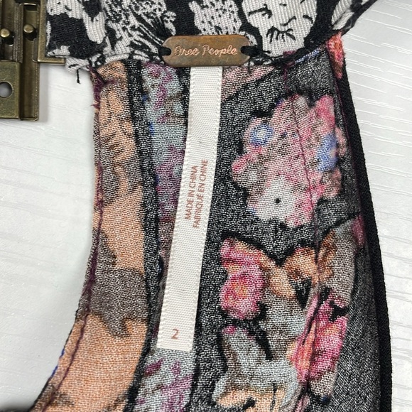 Free People California Love Floral Patchwork Bandeau Sleeveless Maxi Dress 2 - Picture 11 of 13